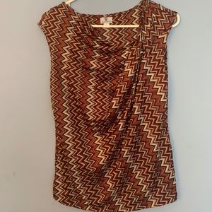Women’s Medium Sunset-Colored Blouse
